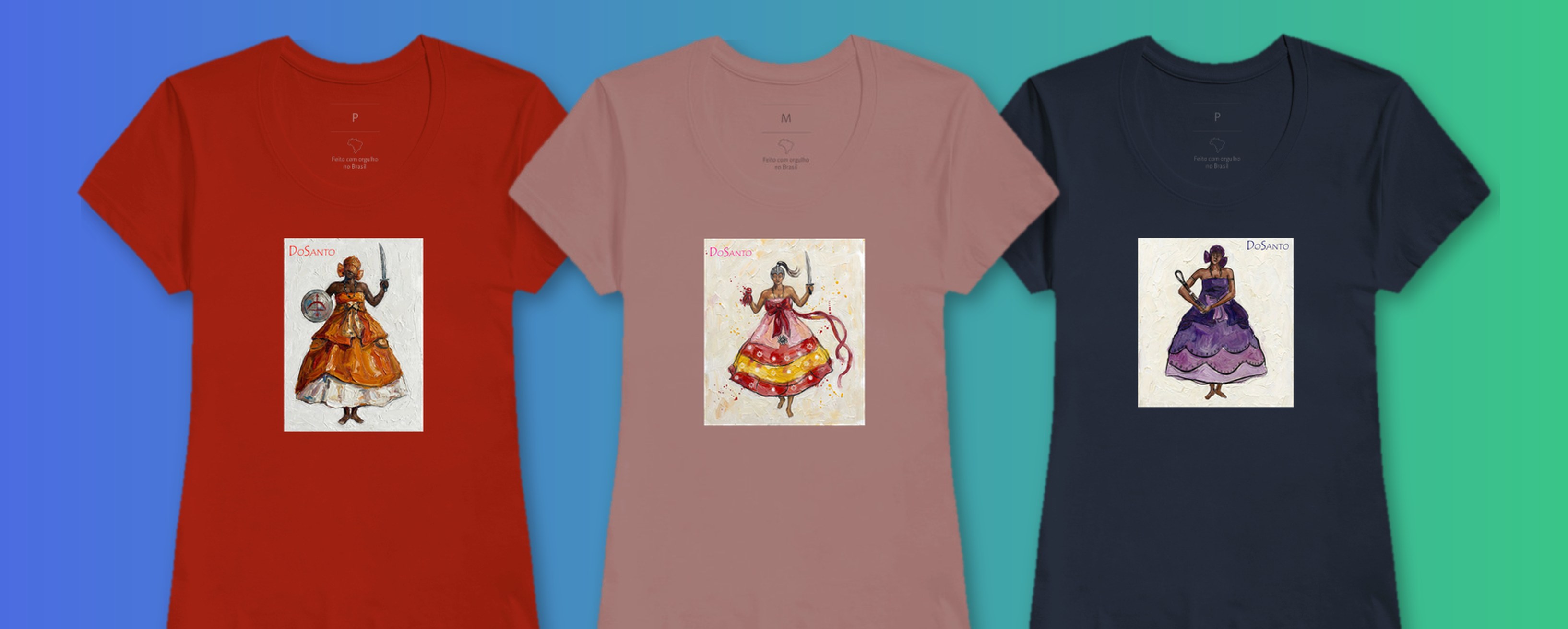 Camisetas Obá, Euá e Nanã